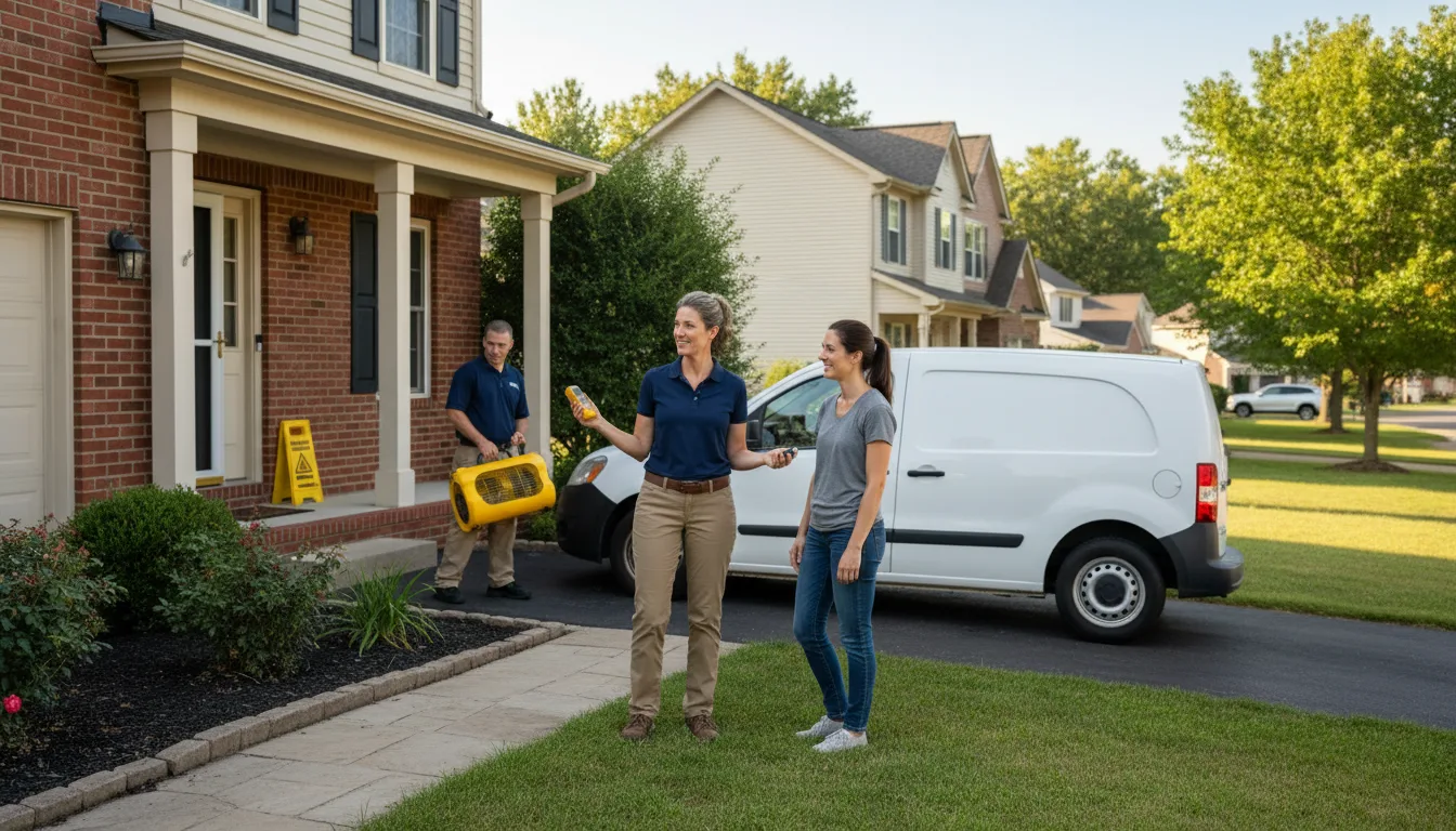 Residential water damage restoration in Park City, MT